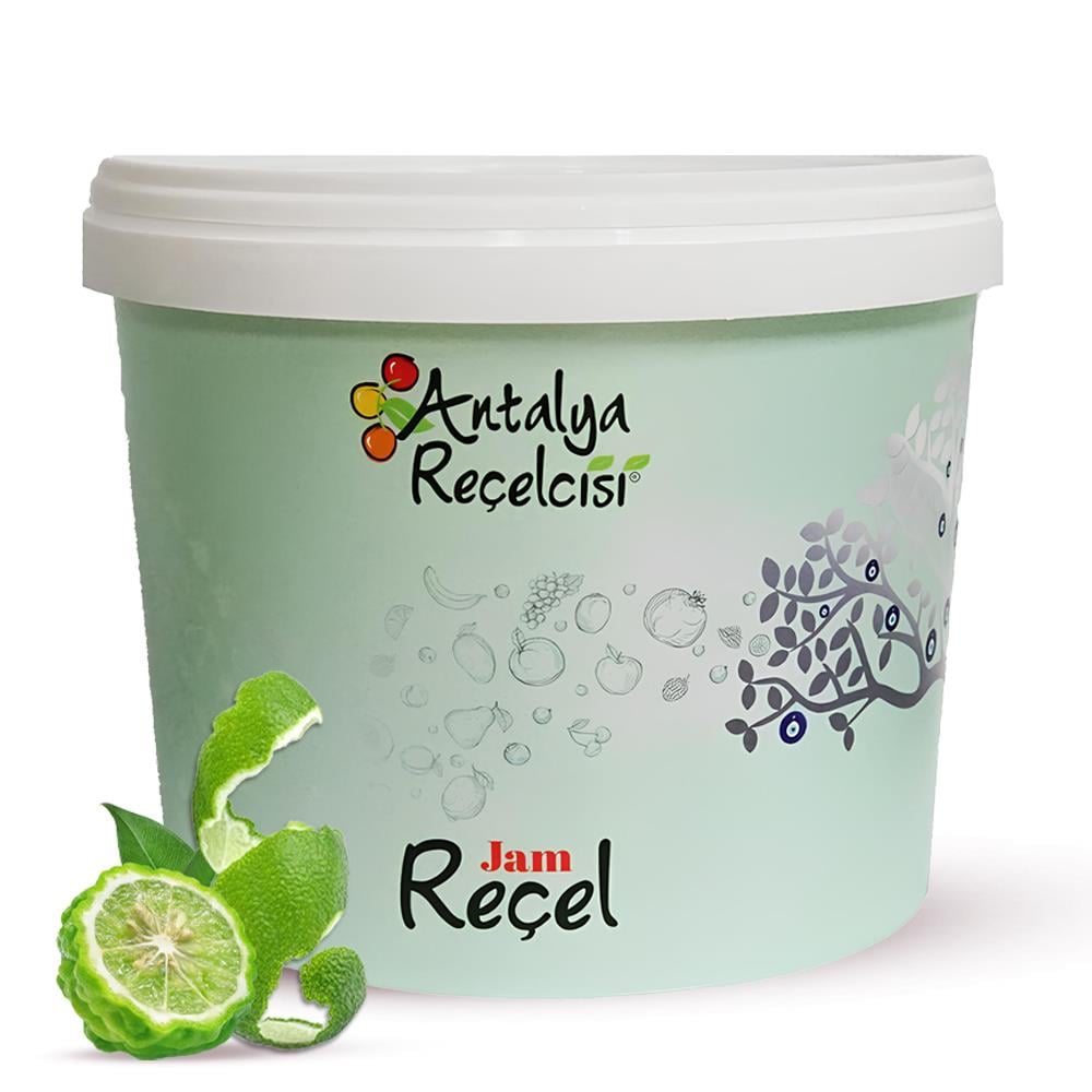 Antalya Reçelcisi Bergamot Kabuğu Reçeli 5 kg Plastik Kova