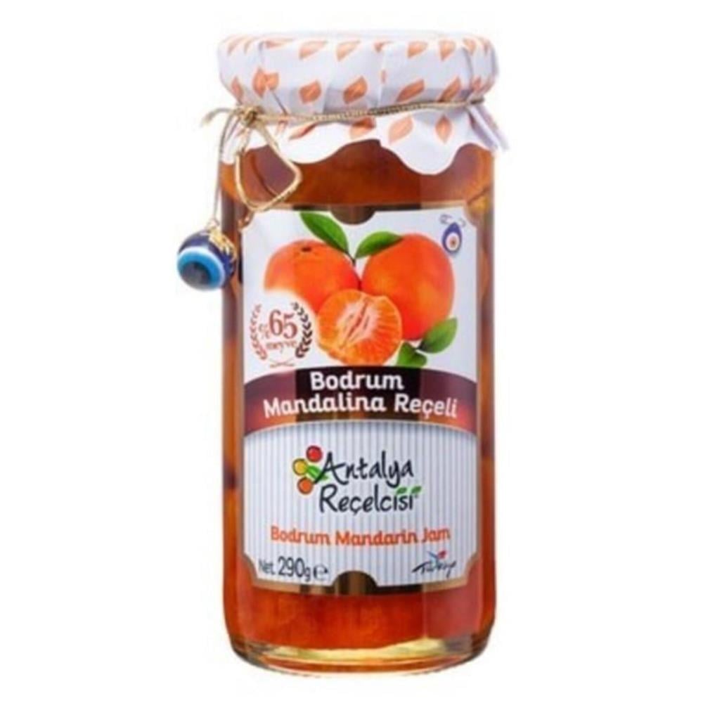 Antalya Reçelcisi Bodrum Mandalina Reçeli 290g Cam Kavanoz