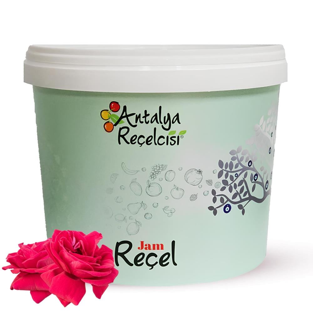 Antalya Reçelcisi Gül Reçeli 5 kg Plastik Kova