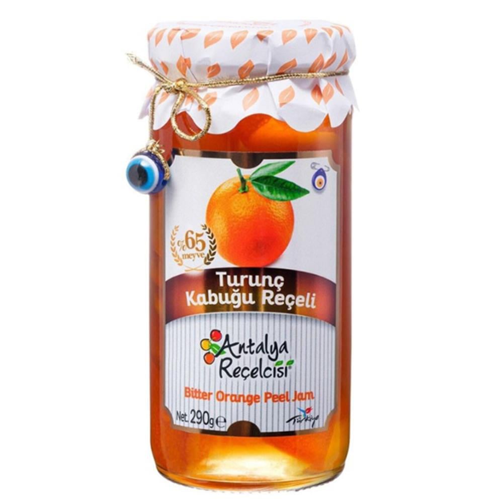 Antalya Reçelcisi Turunç. Kabuğu Reçeli 290g Cam Kavanoz
