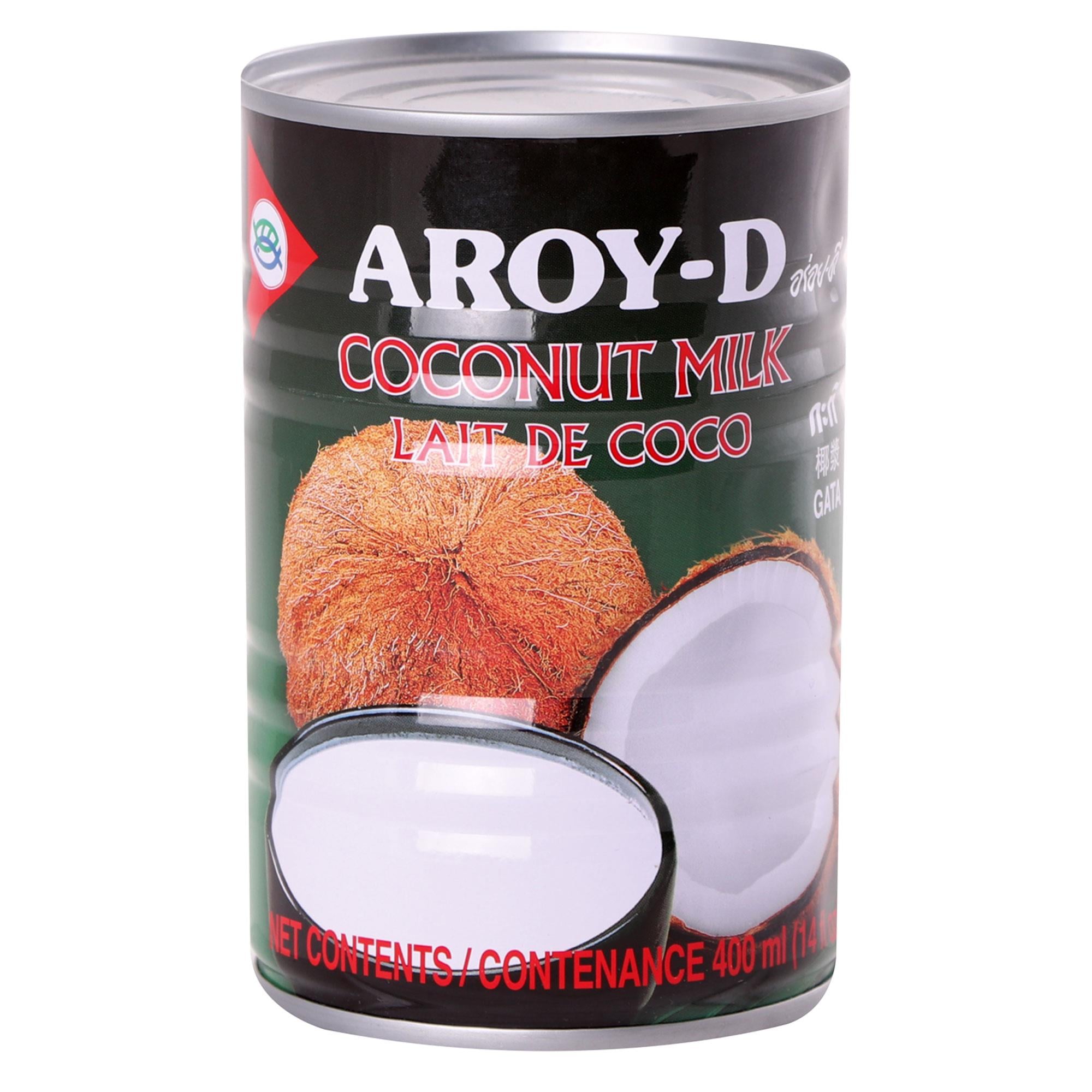 AROY-D Hindistan Cevizi Sütü | Pişirme ve Fırınlama İçin Hindistan Cevizi Sütü | Tatlılar, Çorbalar, Smoothie'ler ve Kokteyller İçin İdeal | 400 ml