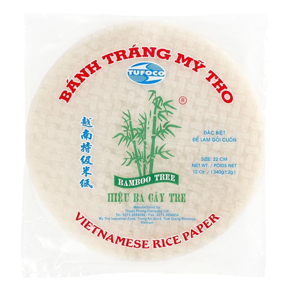 Bamboo Tree Tufoco Glutensiz Pirinç Yufkası (Pirinç Kağıdı) 22cm 340g