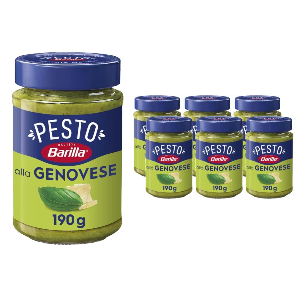 Barilla Fesleğenli Pesto (Pesto Genovese) Makarna Sosu 190 g x 6 Adet
