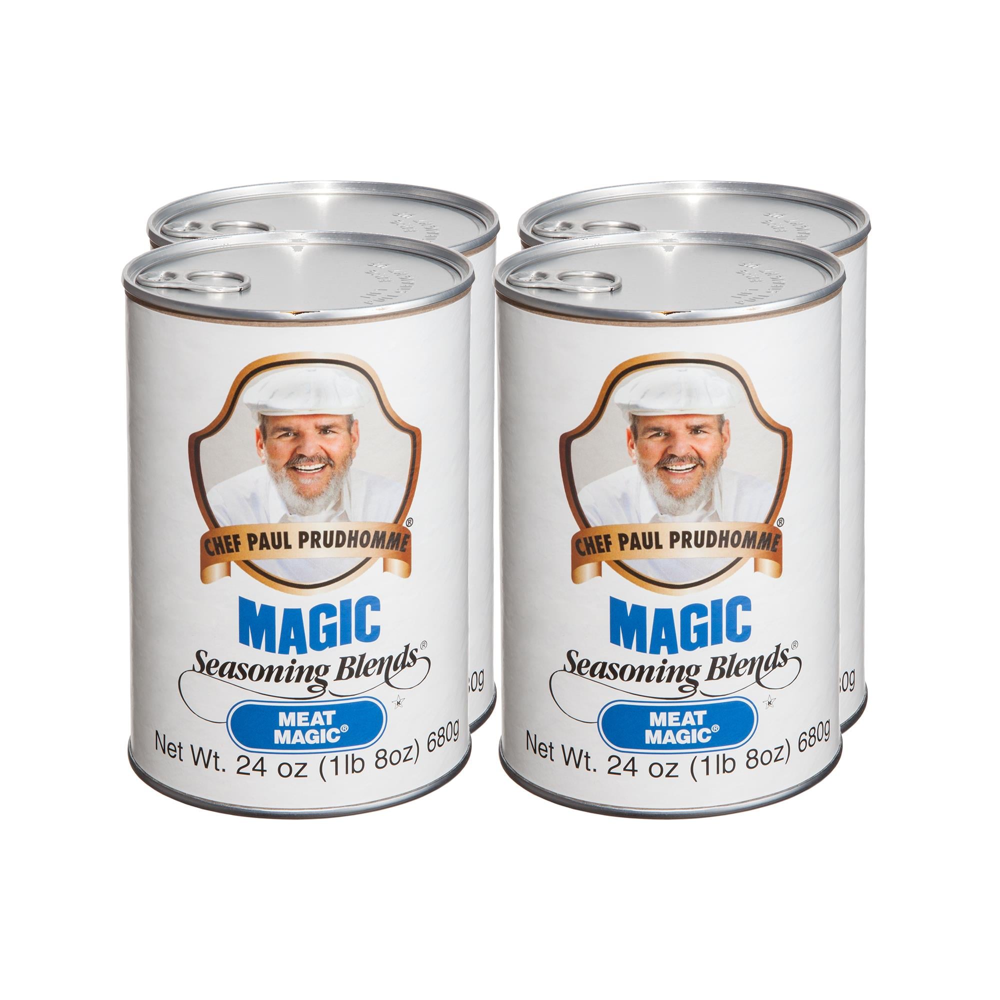 CHEF PAUL MAGIC Seasoning Blends Et Baharatı | Mangal, Izgara ve Yemek Pişirmede Mükemmel | Kümes Hayvanları ve Kırmızı Et için Çok Amaçlı Baharat Karışımı | 680g x 4 Adet