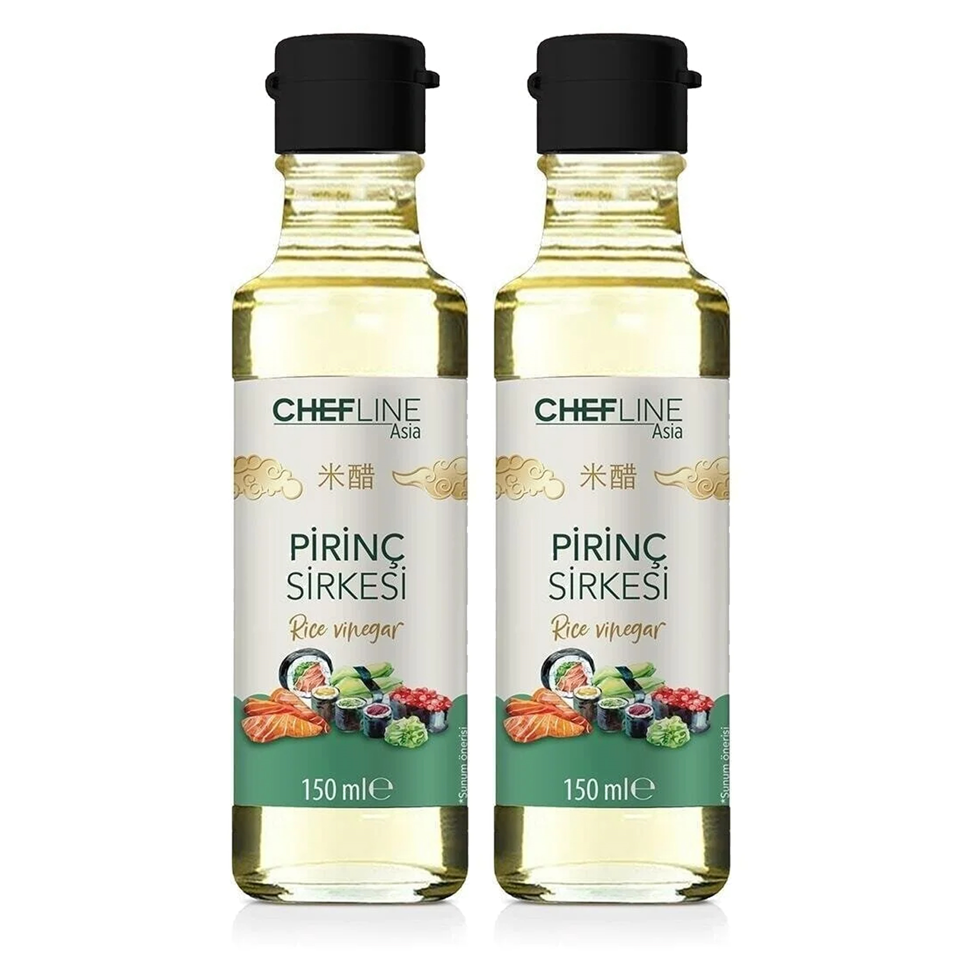 Chefline Asia Pirinç Sirkesi 150ml x 2 Adet