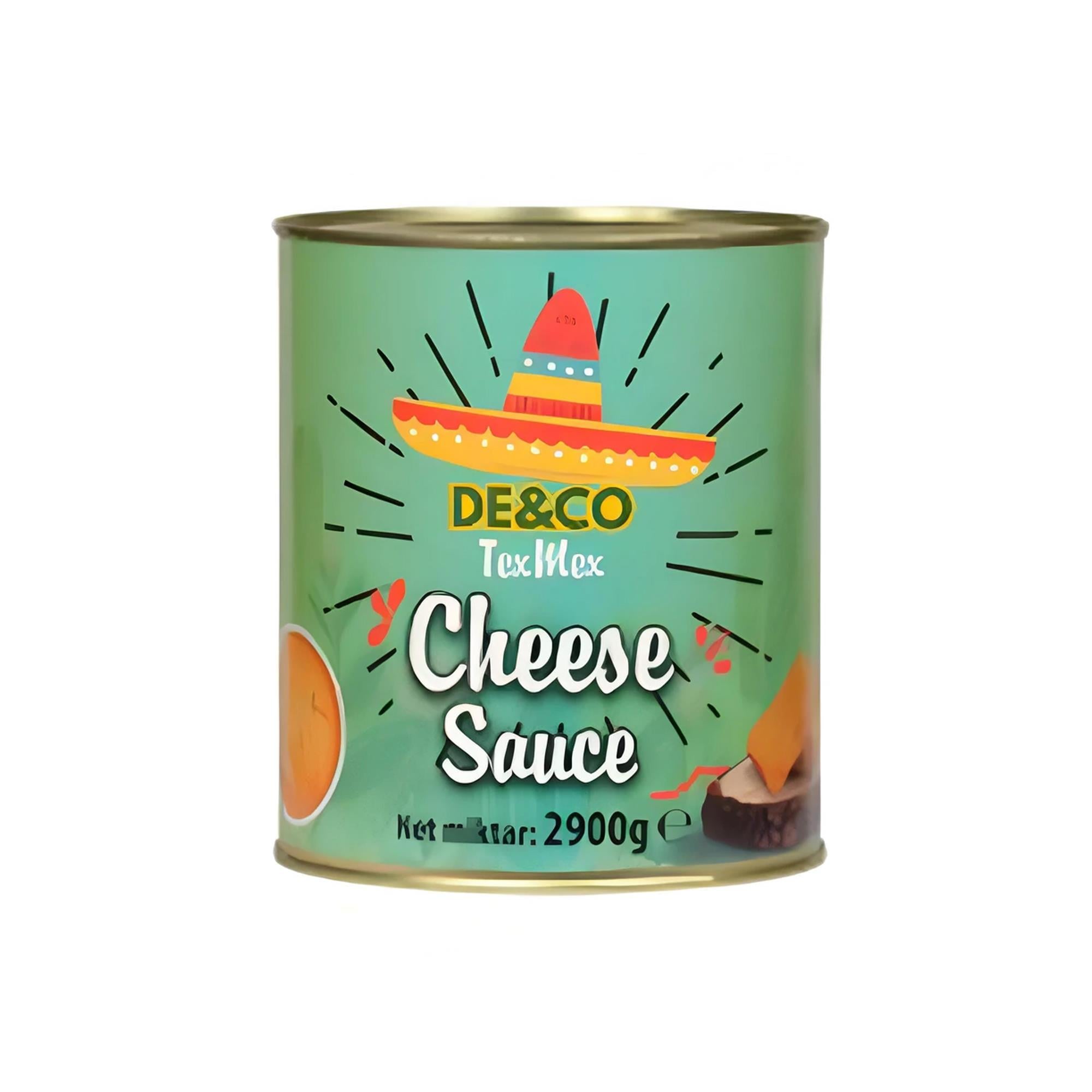 DE&CO Tex Mex Cheddar Cheese Sauce (Peynir Sosu) 2900g