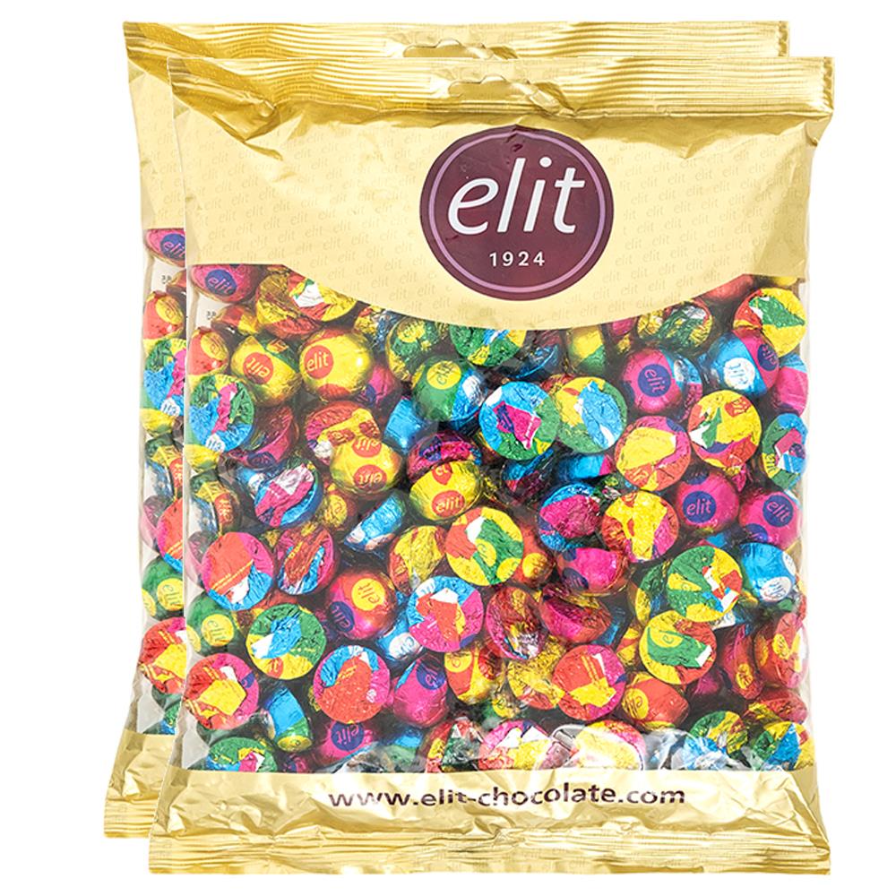 Elit Çikolatin Sütlü Çikolata 1 Kg x 2 Adet Glutensiz