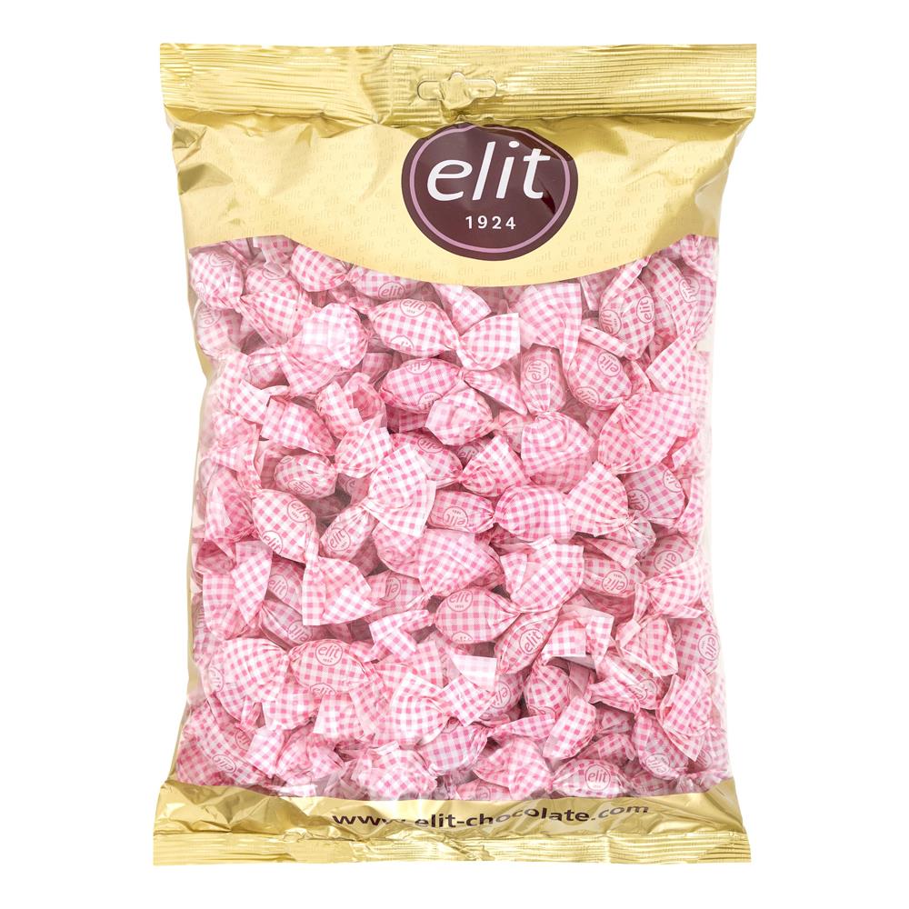 Elit Ekose Pembe Portakal Aromalı Sert Şeker 1Kg Glutensiz