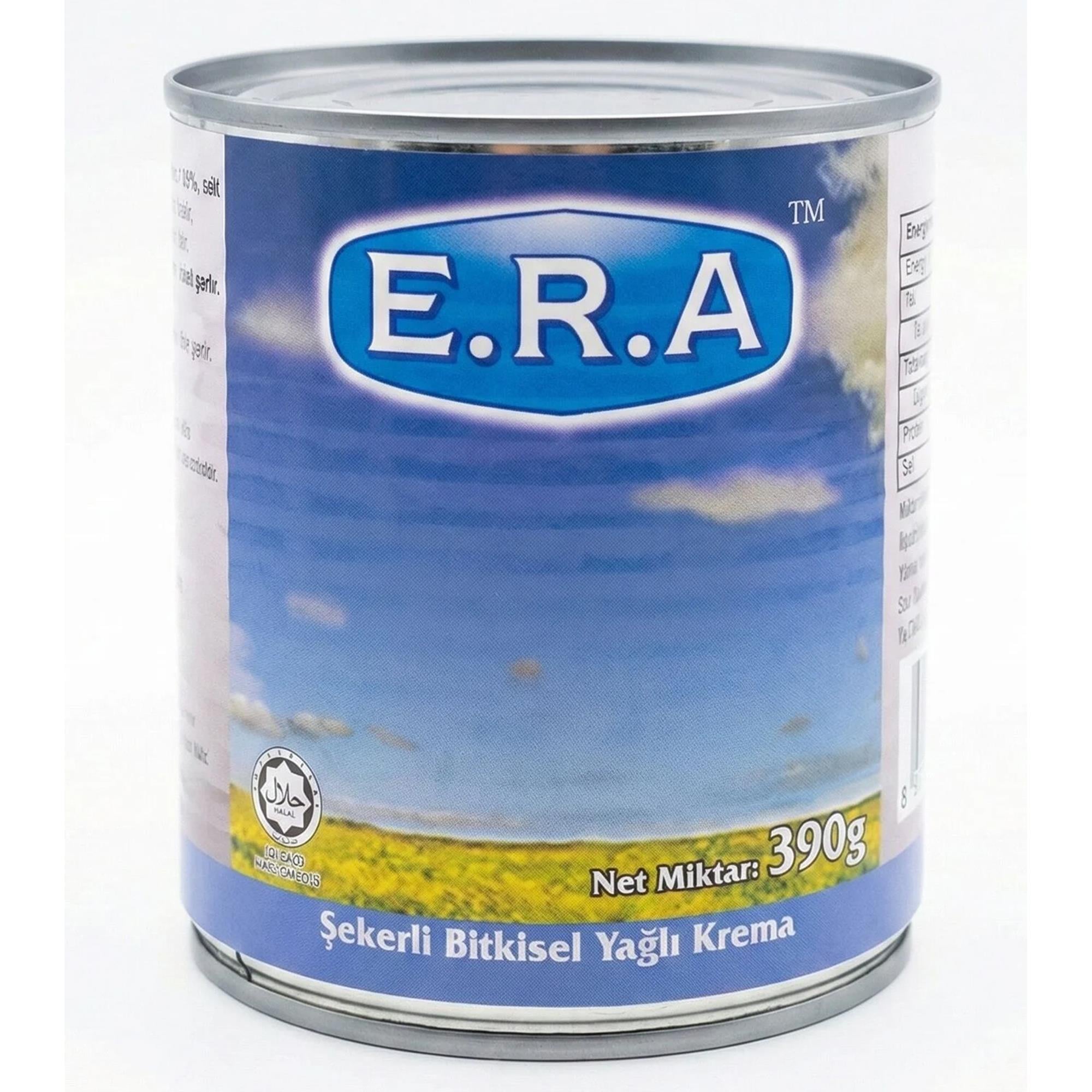 ERA Sweetened Condensed Yoğunlaştırılmış Süt, Şekerli Bitkisel Yağlı Krema 390g