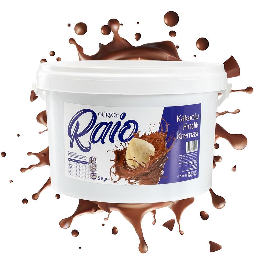 Gürsoy Raio Kakaolu Fındık Kreması 5 Kg Plastik Kova
