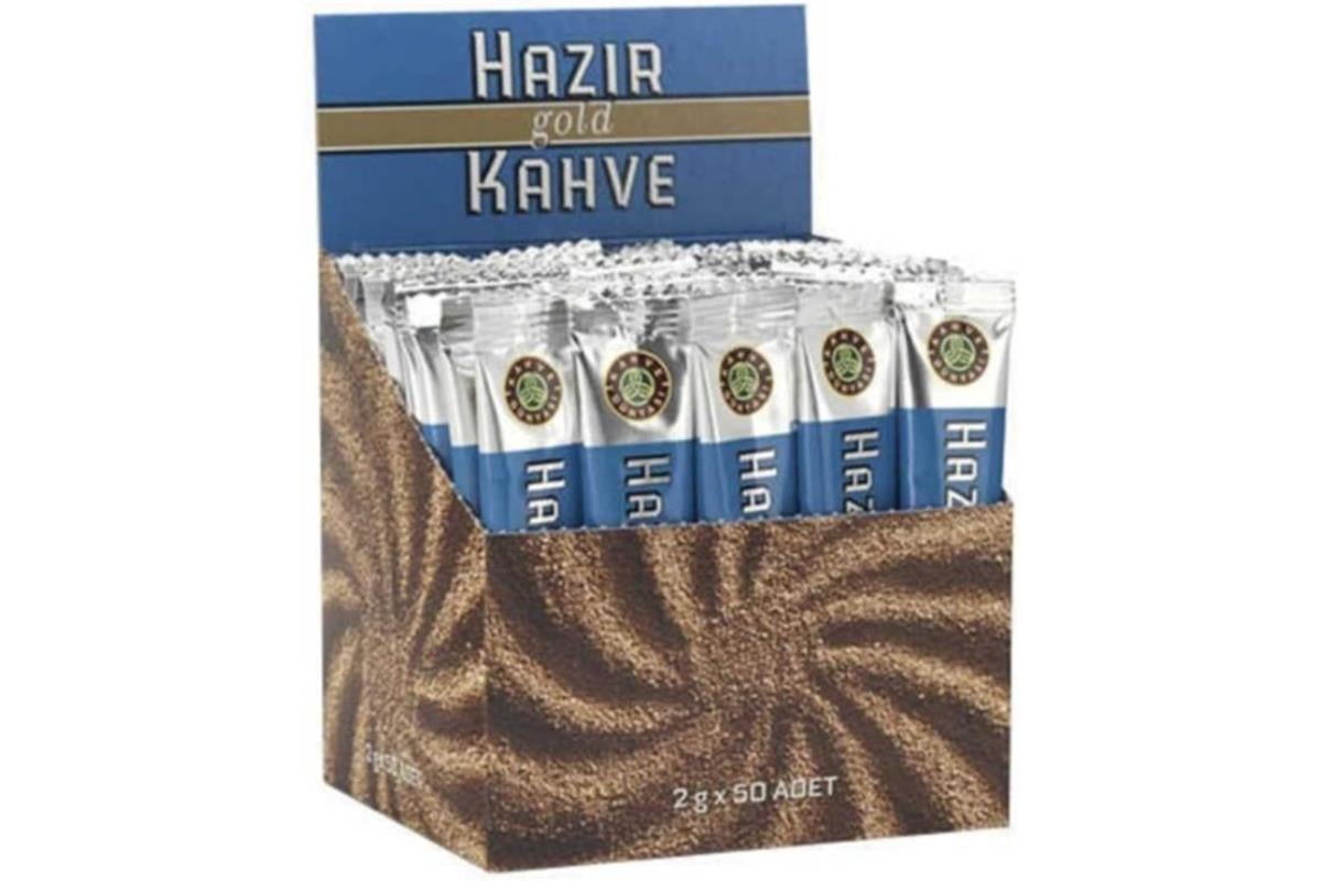 Kahve Dünyası Hazır Kahve Gold 2 gr 50'li Paket