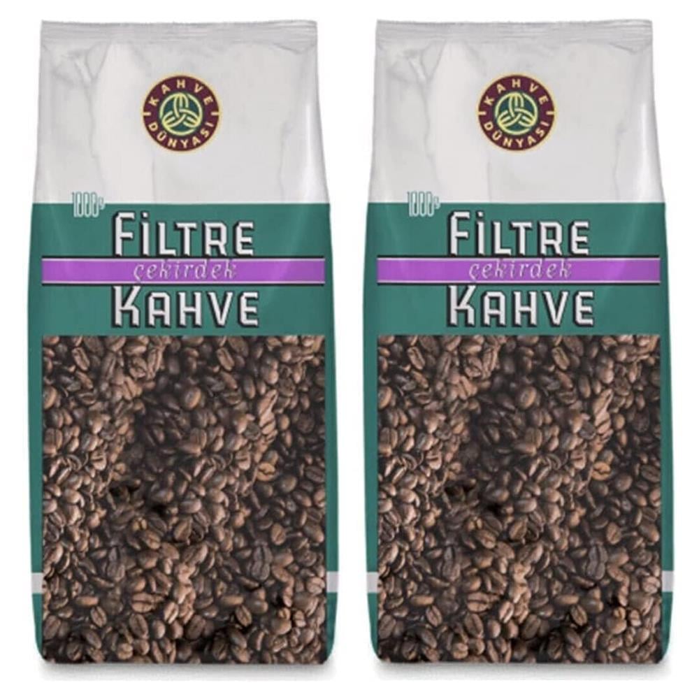 Kahve Dünyası Filtre Kahve Çekirdek 1 kg x 2 Adet
