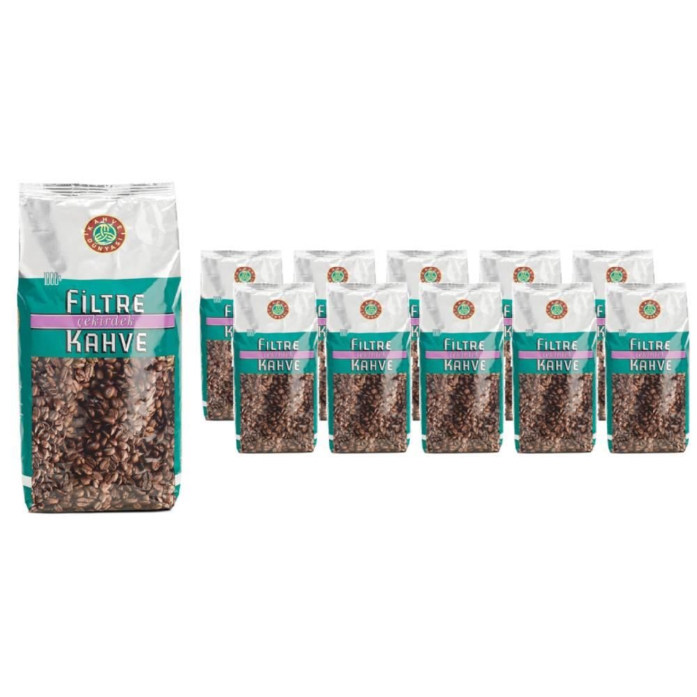 Kahve Dünyası Filtre Kahve Çekirdek 1kg x 10 Adet