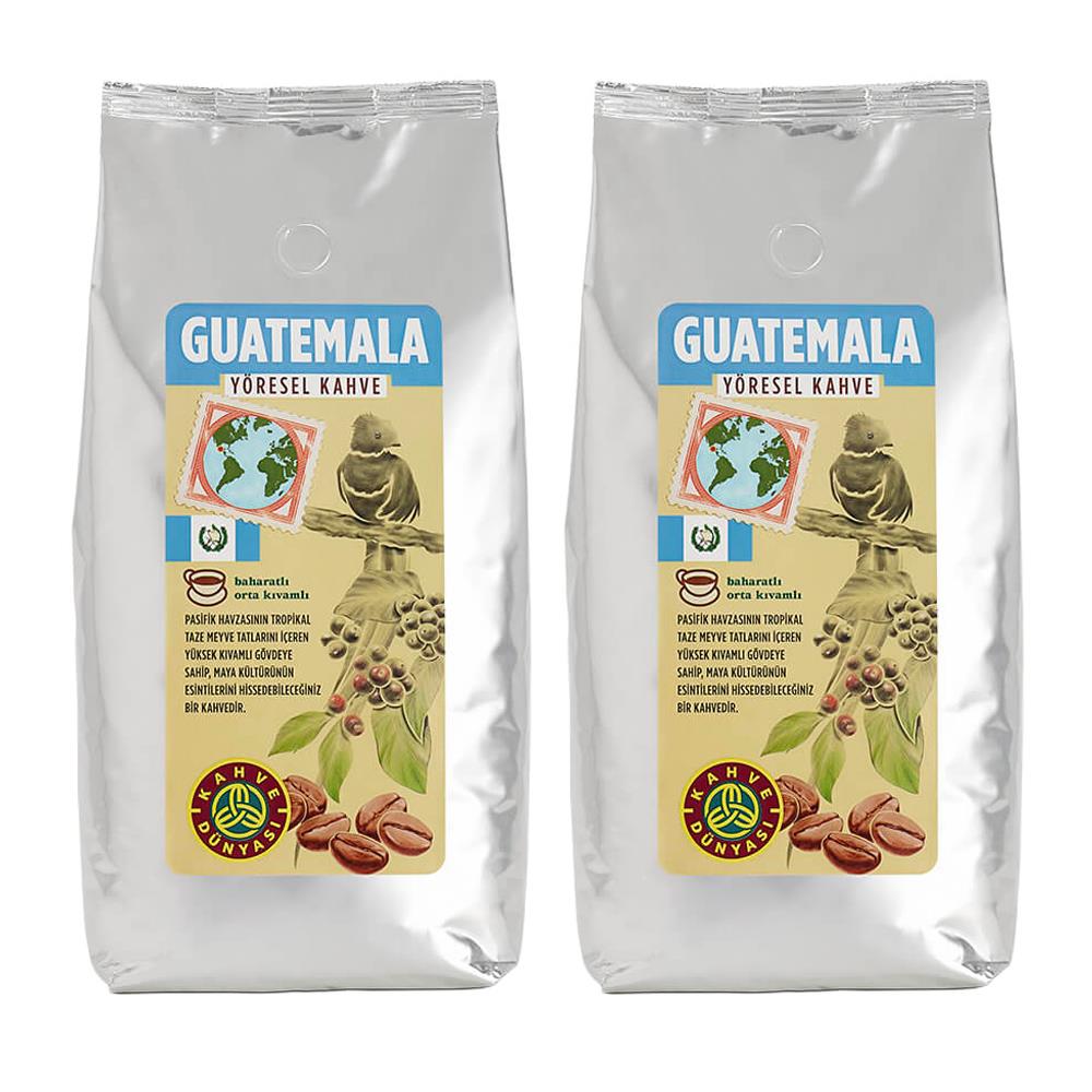Kahve Dünyası Guatemala Yöresel Filtre Kahve Çekirdek 1kg x 2 Adet