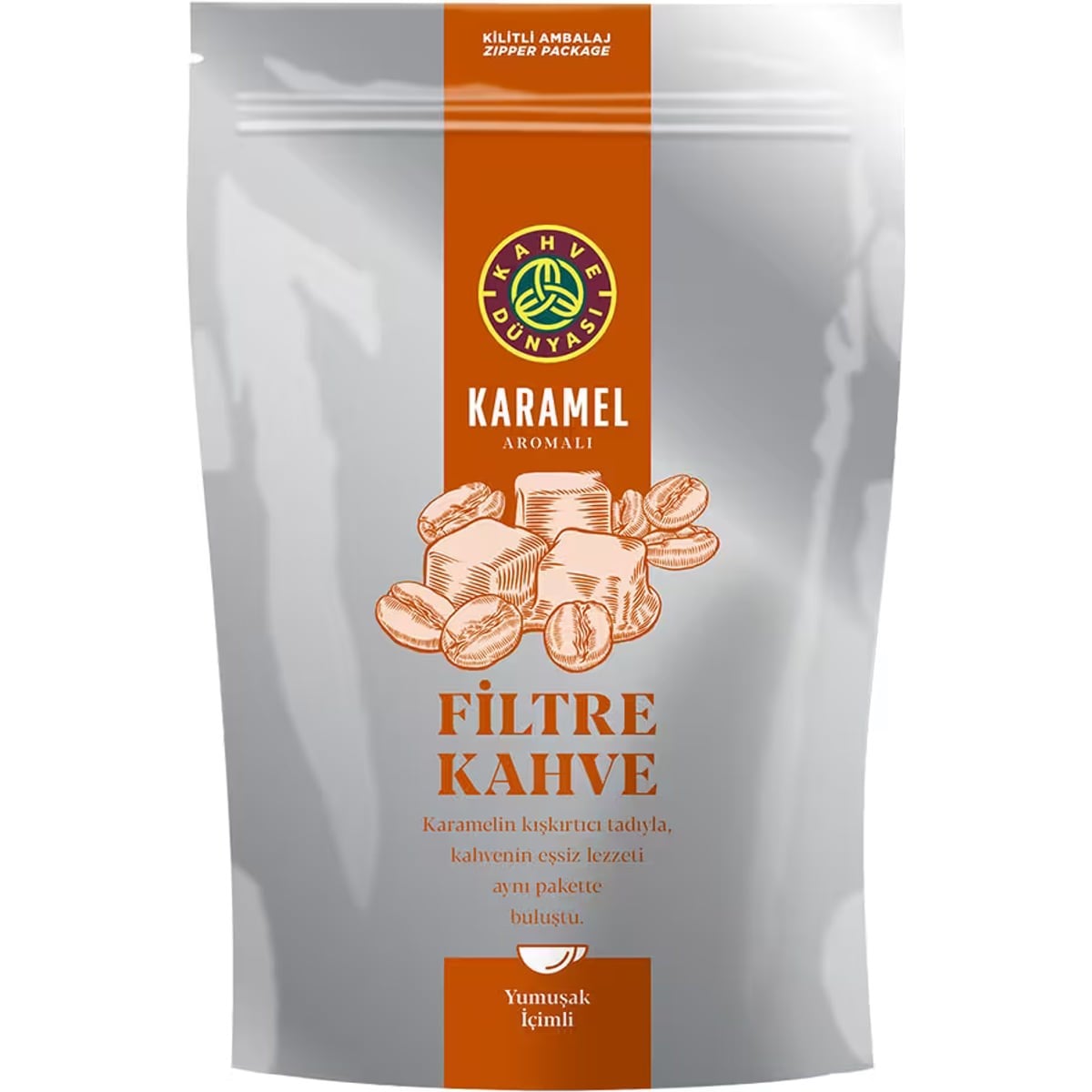 Kahve Dünyası Karamel Aromalı Öğütülmüş Filtre Kahve 250 g