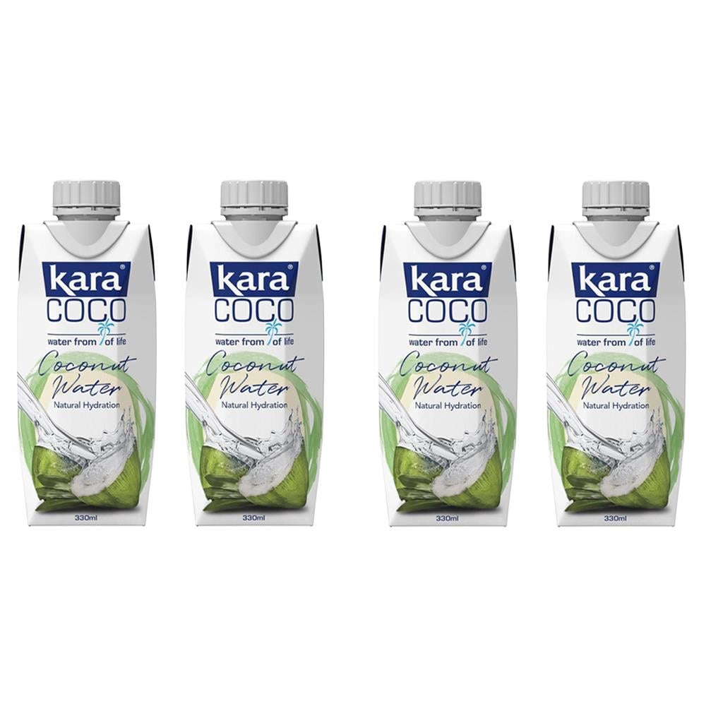 Kara Coco Hindistan Cevizi Suyu 330 Ml x 4 Adet