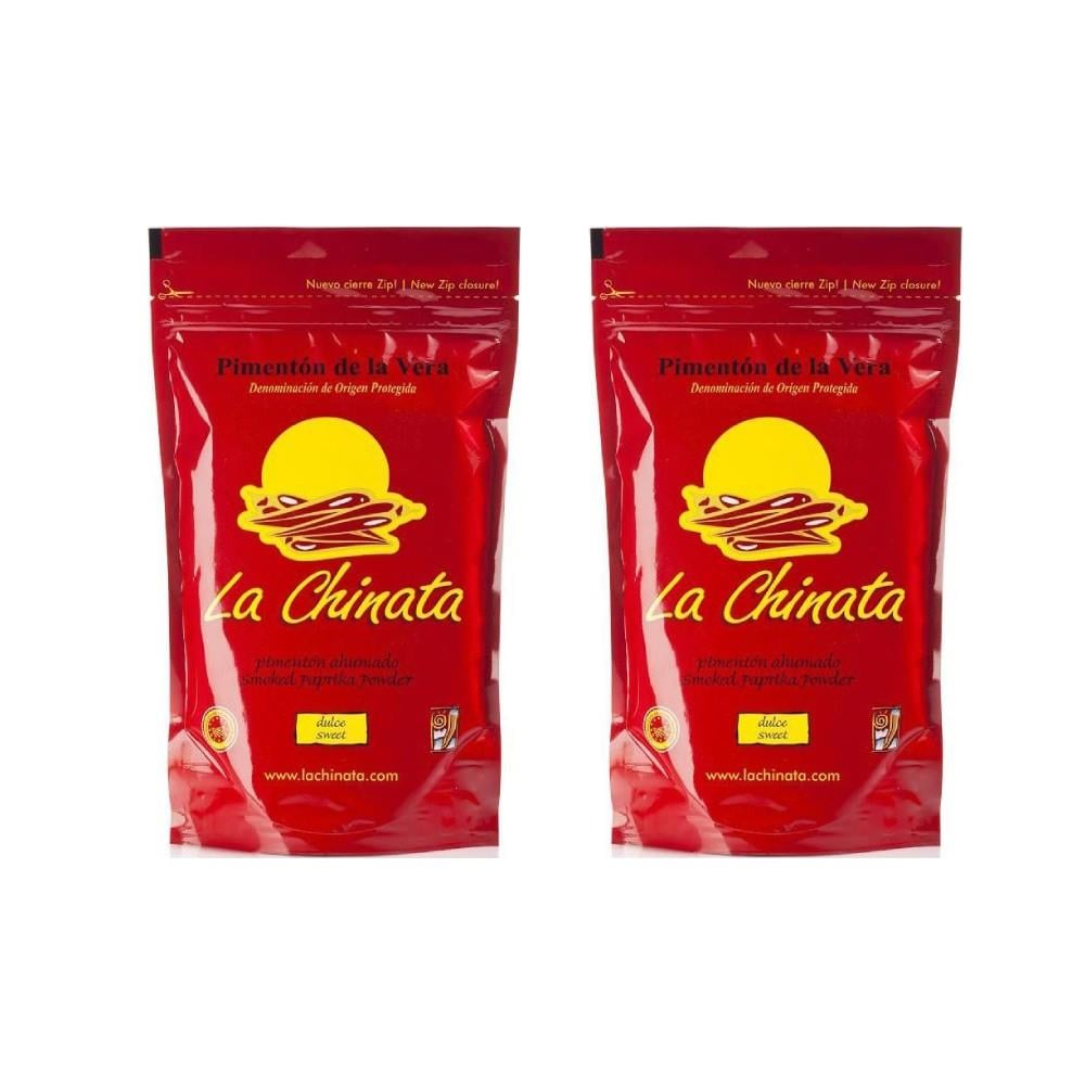 La Chinata Tütsülenmiş Tatlı Kırmızı Biber Tozu 500 Gr x 2 Adet