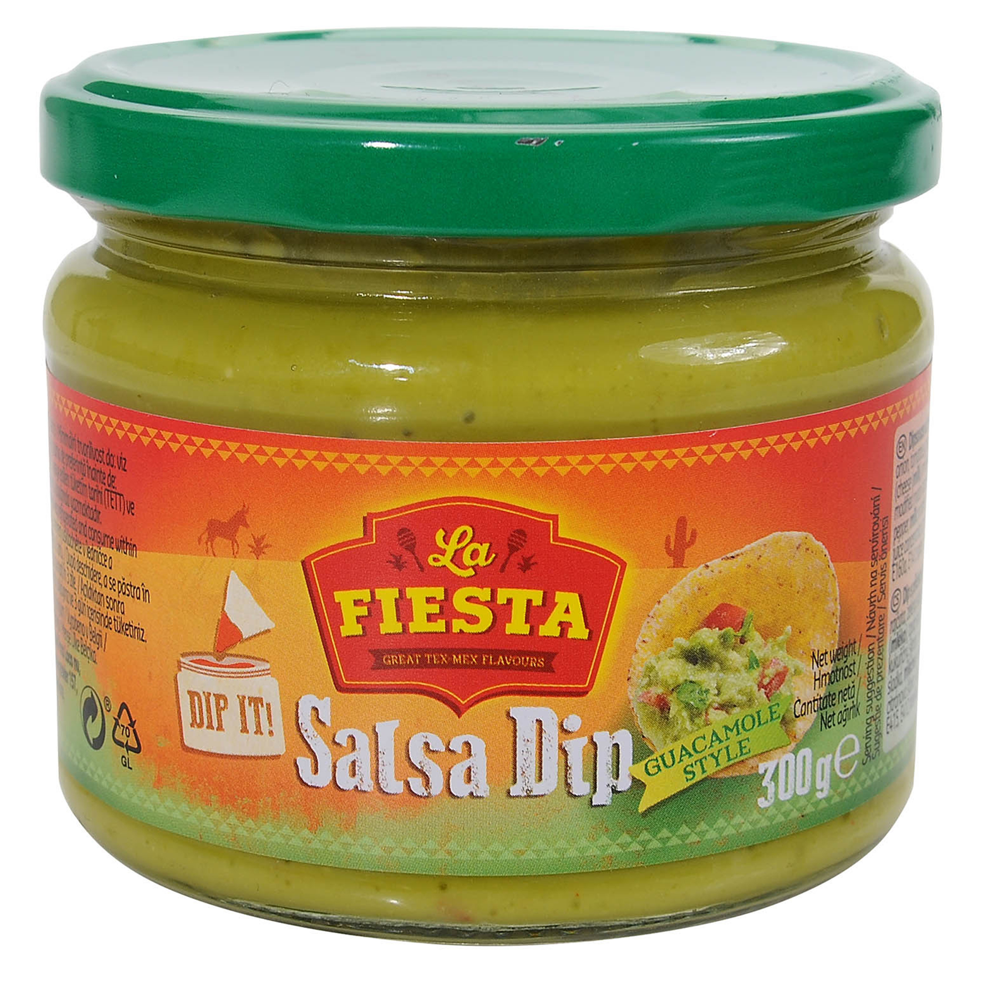 La Fiesta Guacamole Salsa Dip Sos 300 g