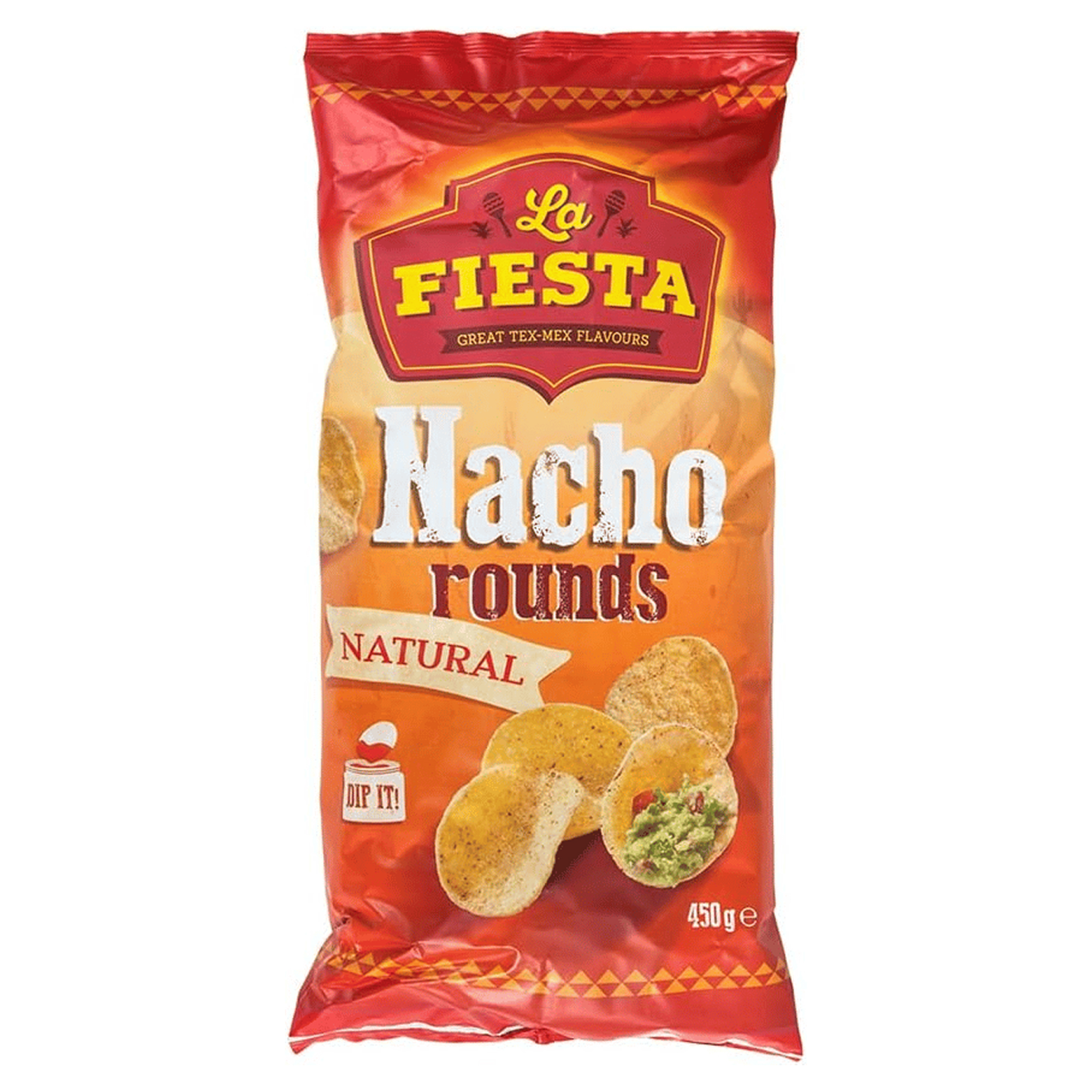 La Fiesta Nacho Round Salted Yuvarlak Tuzlu Tortilla Cips 450 g
