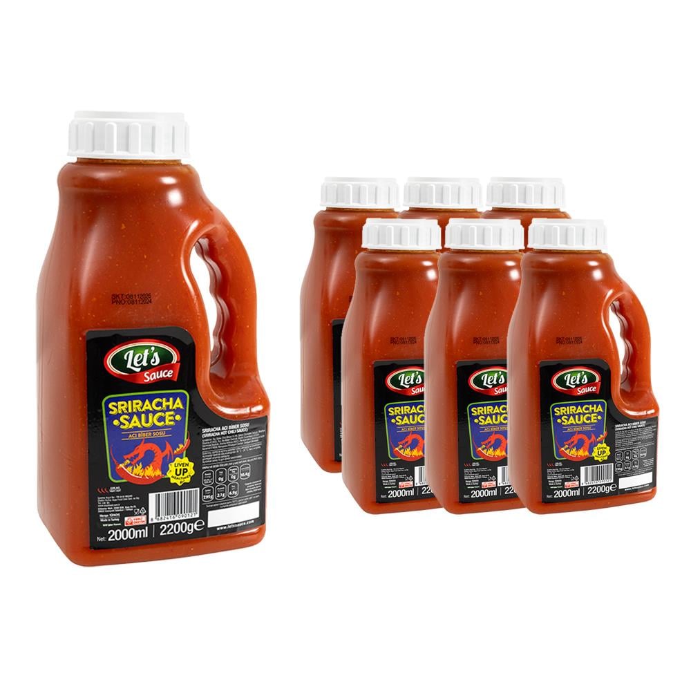 Let's Sauce Sriracha Sos 2200g x 6 Adet