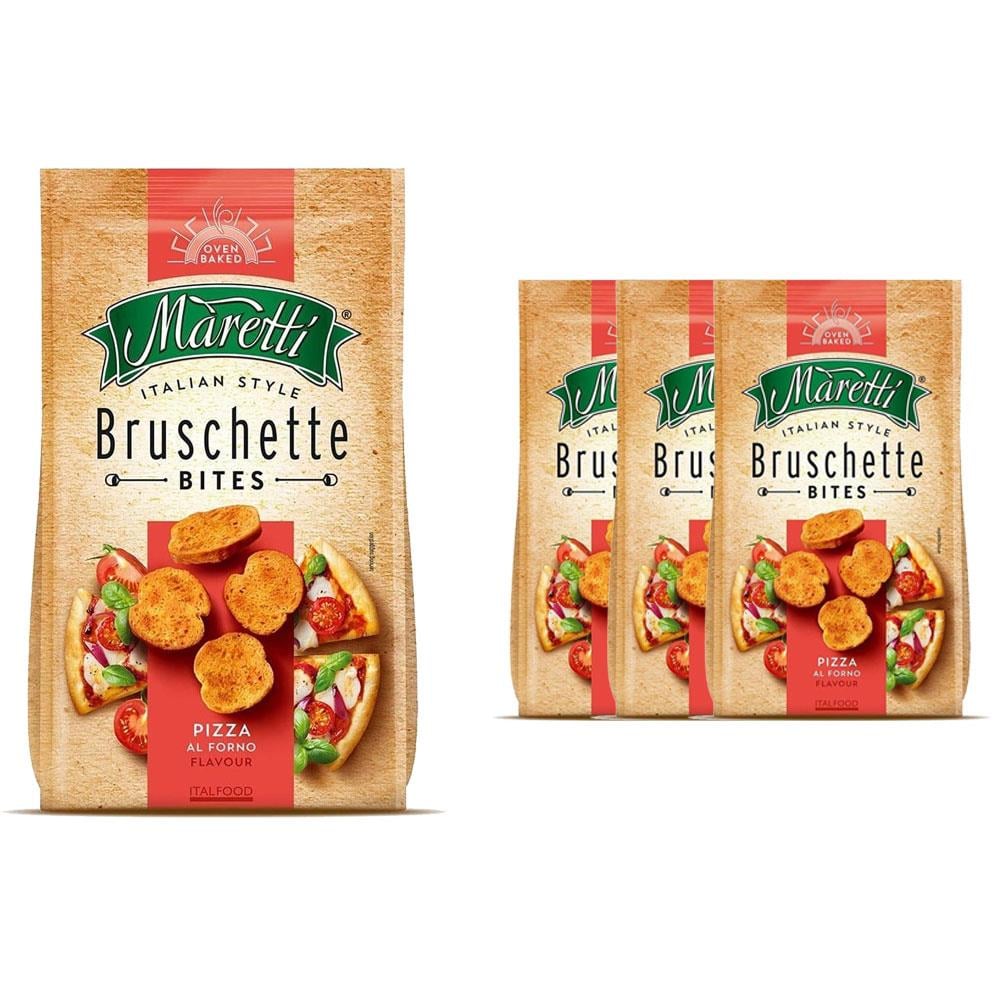 Maretti Bruschette Pizza Kızartılmış Ekmek 70g x 3 Adet
