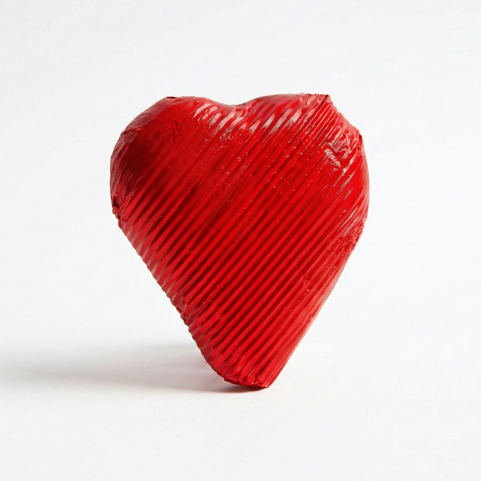 Melodi Çikolata Yaldızlı Kırmızı Kalp Çikolata 30 g