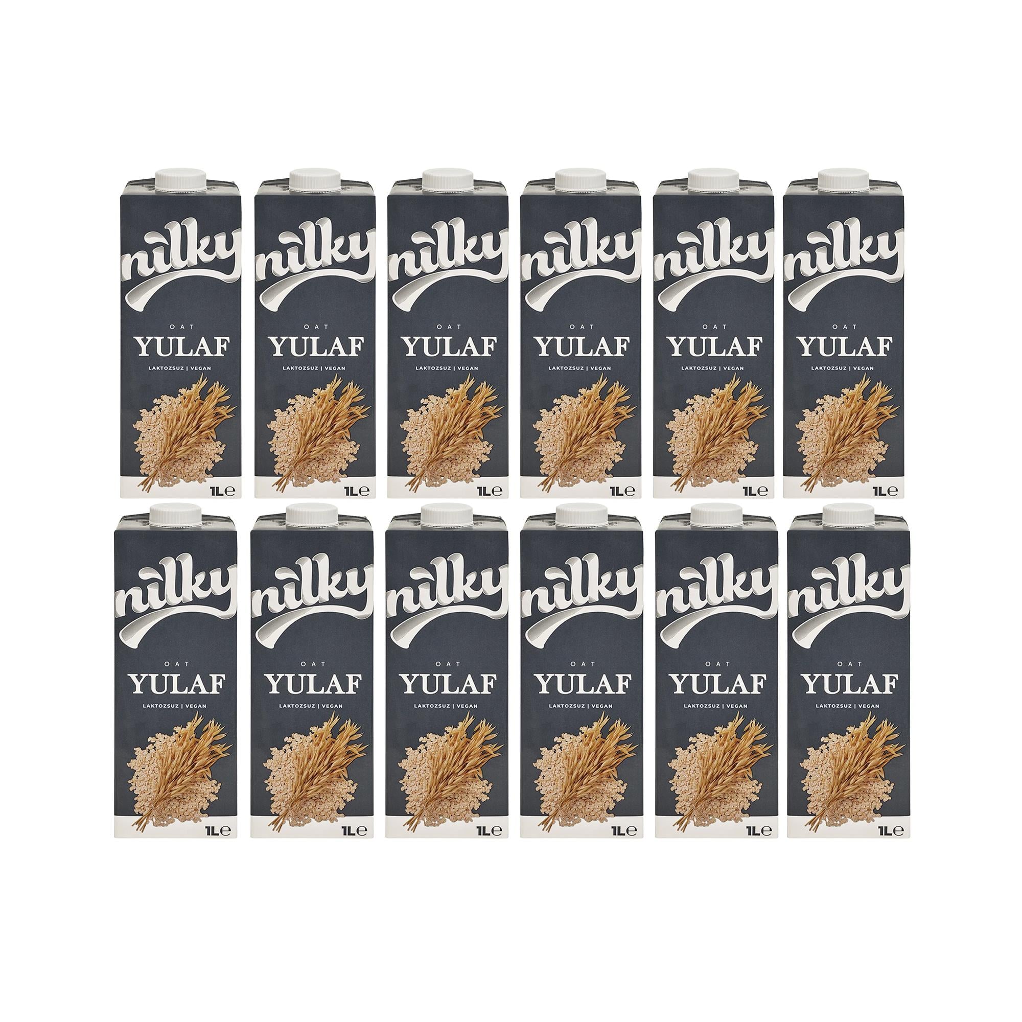 Nilky Yulaf Sütü 1 L x 12 Adet Koli