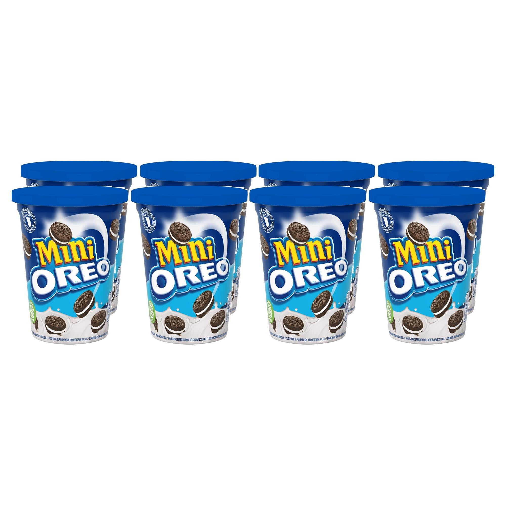 Oreo Mini Bisküvi Bardak | Atıştırmalık ve Süslemeler İçin Mükemmel | Ekonomik Paket | 115 g x 8 Adet