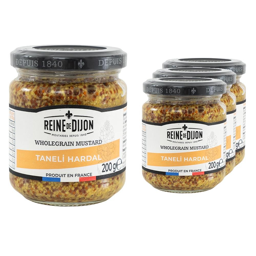 Reine De Dijon Taneli Hardal 200 gr x 3 Adet