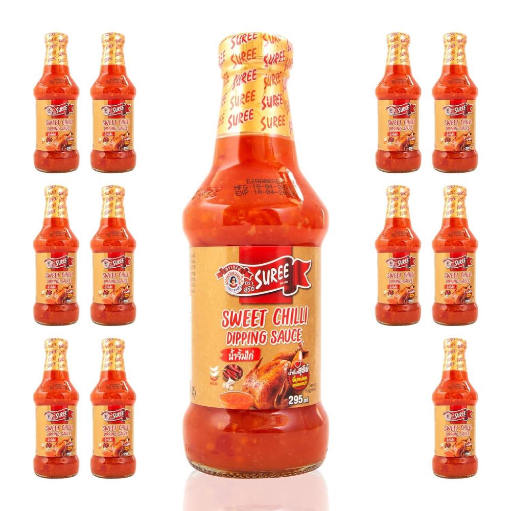 Suree Sweet Chilli Tatlı Biber Sosu 295ml/350 GR x 12 Adet