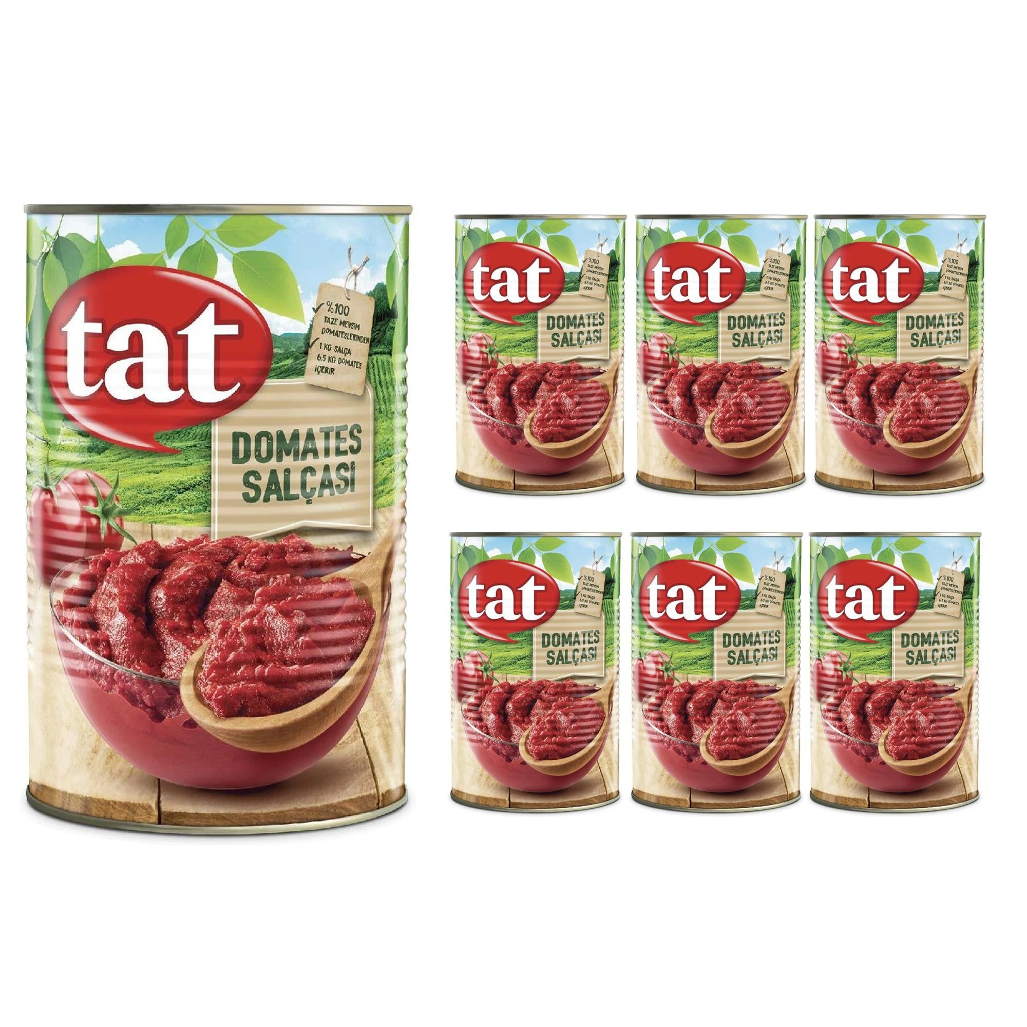 Tat Domates Salçası 4300gr Teneke x 6 Adet