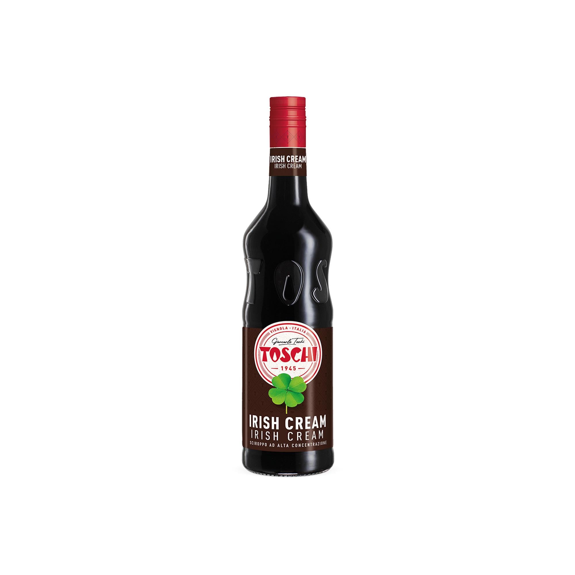 TOSCHI Irish Cream Şurubu | Yüksek Konsantre | Katkısız ve Glutensiz | İtalya Ürünü | 1000 ml